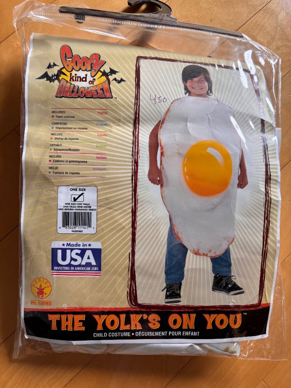 Egg Child Costume